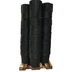 Viagrow 15 Gallon Round Nursery Trade Pots 480 Pack Black