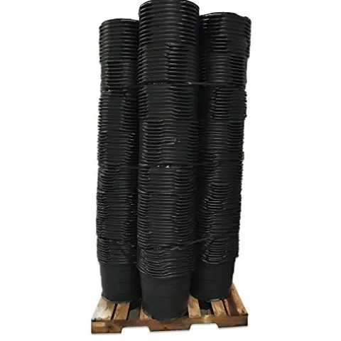 Viagrow 15 Gallon Round Nursery Trade Pots 480 Pack Black
