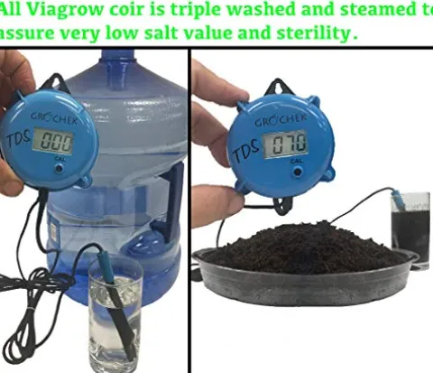 Viagrow Coconut Soilless Grow Media 11 lb 5KG Block