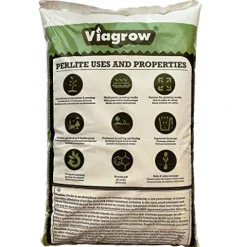 Viagrow VPERCH1-80 Chunky Perlite 29.9 Quarts White