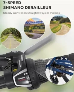 Viribus Adult Tricycle 7 Speed Dual Chain Navy