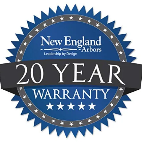 Vita 12×12 Foot White Vinyl Aberdeen Pergola with Adjustable Shade Louvres