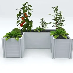 Vita 4′ x 6′ Independence Wheelchair Accessible Garden Bed White