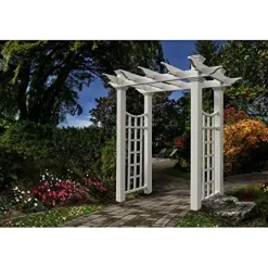 Vita Fairfield Deluxe Vinyl Arbor 58″x92″ White