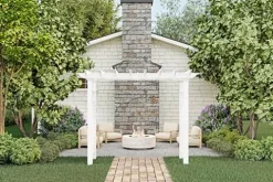 Vita Fairfield Grande Vinyl Arbor 111″x86″ White