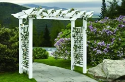 Vita Fairfield Grande Vinyl Arbor 111″x86″ White