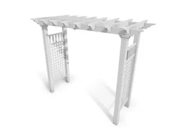 Vita Fairfield Grande Vinyl Arbor 111″x86″ White