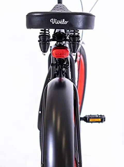 Vivelo Rider Beach Cruiser Men’s Bike 26-Inch 3-Speed Monza