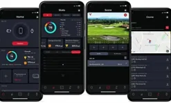 Voice Caddie T8 Golf GPS Watch Black