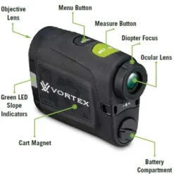 Vortex Optics Anarch Image Stabilized Golf Laser Rangefinder Black