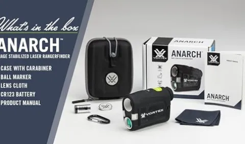 Vortex Optics Anarch Image Stabilized Golf Laser Rangefinder Black