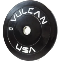VULCAN 260 lb Color Bumper Plates Set Blue Yellow Green Black Grey