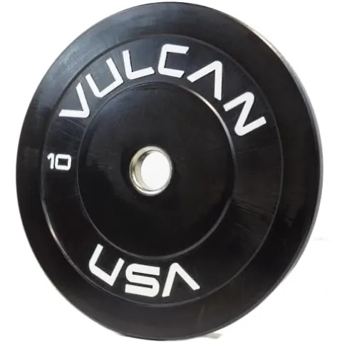 VULCAN 340 lb Color Bumper Plates Set Red Blue Yellow Green Grey
