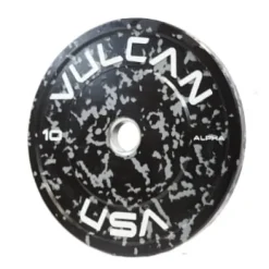VULCAN Alpha Bumper Plate Set Blue/Yellow/Green/Orange/Grey Fleck