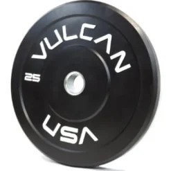 VULCAN Black Bumper Plate Set– 370 lb