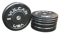 VULCAN 340LB Black Bumper Plate Set Bravo