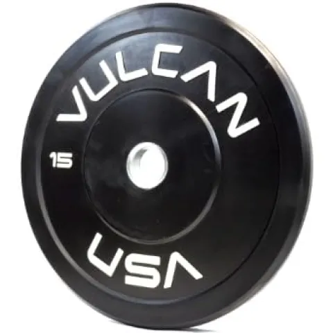 VULCAN 340LB Black Bumper Plate Set Bravo