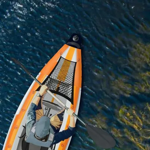 Waimea Bay Rigid Inflatables Vista 1 Seater Inflatable Fishing Kayak Multicolor