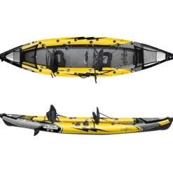 Waimea Bay Rigid Inflatables Amped 2 Seater Inflatable Fishing Kayak Multicolor