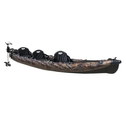 Waimea Bay Rigid Inflatables Grass Camo 3 Seater Fishing Kayak Multicolor