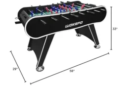 Wakefa Arcade Foosball Table 56-Inch Adult Competition Size