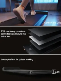 WALKINGPAD A1 Pro Walking Pad Folding Treadmill Black