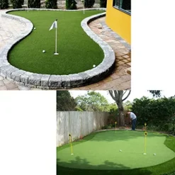 WarmShe Golf Putting Green Artificial Turf 13FTX30FT Custom Width-4ft