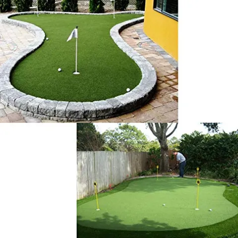 WarmShe Golf Putting Green/Mat Backyard Golf Artificial Grass Turf 13FTX65FT Custom Width-4ft
