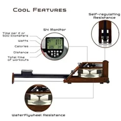 WaterRower Exercise Machine A1 Studio S4 Rose