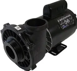 Waterway Plastics 5 Horsepower 230V 2-Speed Spa Pump Side Discharge Executive 56 Black
