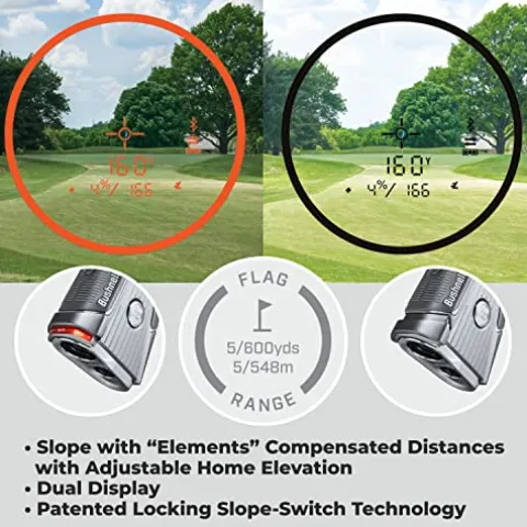 Wearable4U Bushnell Pro X3 Laser Golf Rangefinder Bundle Black