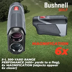 Wearable4U Bushnell Tour V5 Patriot Pack Laser Golf Rangefinder +Extra Battery