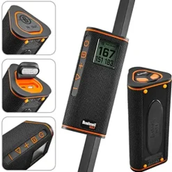 Wearable4U Bushnell Wingman View Golf GPS Bluetooth Speaker Bundle Black