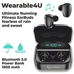 Wearable4U Bushnell Wingman View Golf GPS Bluetooth Speaker Bundle Black