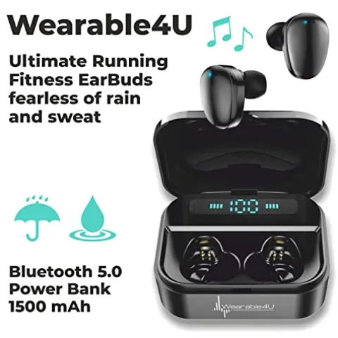 Wearable4U Bushnell Wingman View Golf GPS Bluetooth Speaker Bundle Black