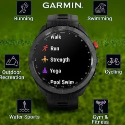 Wearable4U Garmin Approach S70 Golf Smartwatch Black + E-bank
