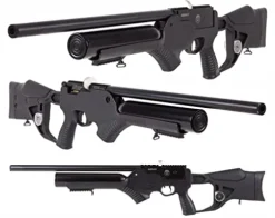 Wearable4U Hatsan Barrage Semi Auto PCP .22 Cal Air Rifle Bundle with Scope, Paper Targets & Pellets