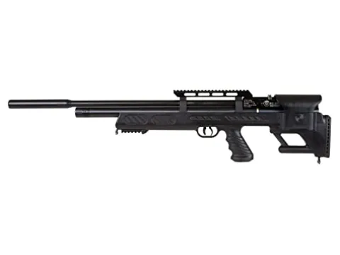 Wearable4U Hatsan BullBoss QE .177 Cal Air Rifle Bundle with Scope, Targets, Pellets & Hard Case