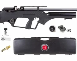 Wearable4U Hatsan BullMaster Semi-Auto PCP Air Rifle with .22 Caliber Pellets Bundle