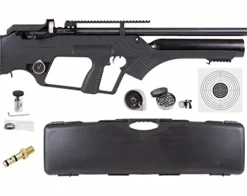 Wearable4U Hatsan BullMaster Semi-Auto PCP .25 Cal Air Rifle Bundle with 100x Targets & 150x Pellets