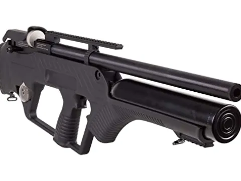 Wearable4U Hatsan BullMaster Semi-Auto .177 Cal PCP Air Rifle Bundle with Scope, Rings & Pellets