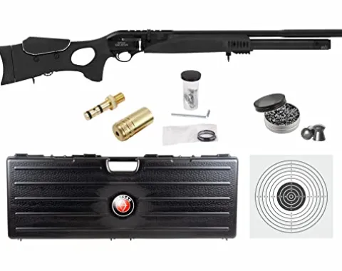 Wearable4U Hatsan Galatian III QuietEnergy .177 Cal Air Rifle Bundle with 500 Pellets & 100 Targets