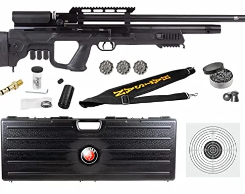 Wearable4U Hatsan Gladius .22 Cal Air Rifle Bundle with 100x Targets & 250x Pellets
