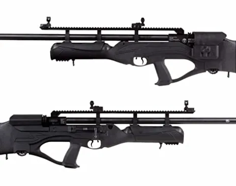 Wearable4U Hatsan Hercules Bully .35 Cal Air Rifle Bundle with Scope, Pellets, Hard Case & Cleaning Pen