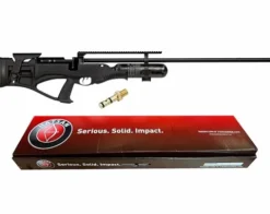 Wearable4U Hatsan Piledriver Bullpup .62 Cal PCP Air Rifle Bundle with Scope, Cleaning Cloth, and Ammo
