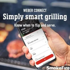 Weber SmokeFire EX6 (2nd Gen) Wood Fired Pellet Grill Black