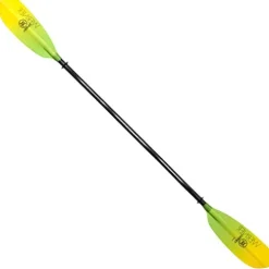 Werner Paddles Camano Fiberglass Bent Shaft Kayak Paddle Gradient Citrus