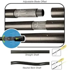 Werner Paddles Corryvreckan Carbon Bent Shaft Kayak Paddle 220cm