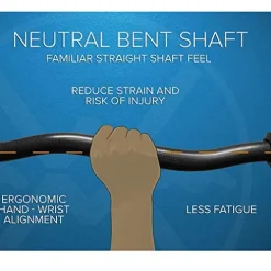 Werner Paddles Double Diamond Carbon Bent Shaft Whitewater Kayak Paddle-194cm Black