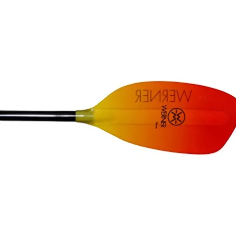 Werner Paddles Fiberglass Whitewater Kayak Paddle Gradient Blaze